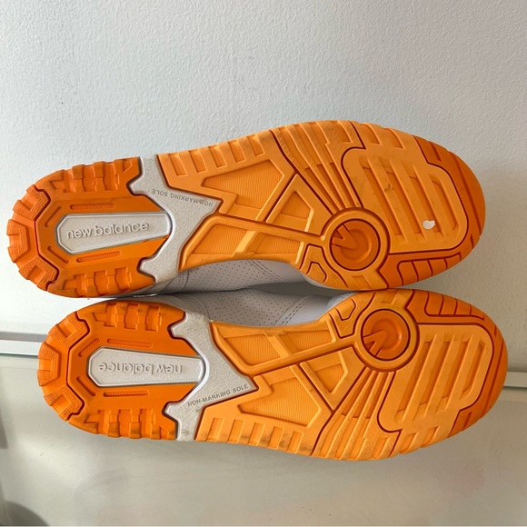 New Balance Men’s 550 Sneaker in Vibrant Orange - Picture 9 of 9